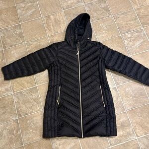 Women’s Black Michael Kors Packable lightweight Jacket XL